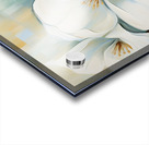 white flowers style Acrylic print