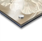 White Flowers Fabric:C Acrylic print