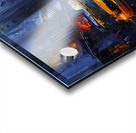 New York New York with brushstrokes Acrylic print