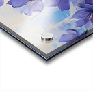 PURPLE FLOWERS Acrylic print