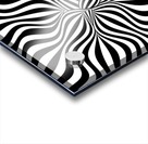 BACK WHITE LINES Acrylic print