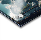 green forest lake Acrylic print