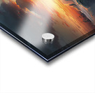 aggressive transparent waves Acrylic print