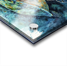 tropical turtle in watercolor Acrylic print