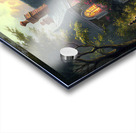 house in the woods in spring Acrylic print