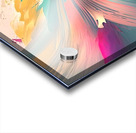 pastel abstract brushes Acrylic print