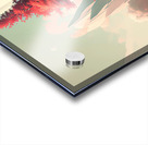 pastel colored forest Acrylic print