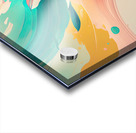 brush petals Acrylic print