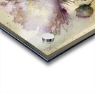 purple vintage flowers Acrylic print