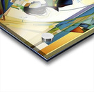 brush strokes in the shape of a woman Acrylic print