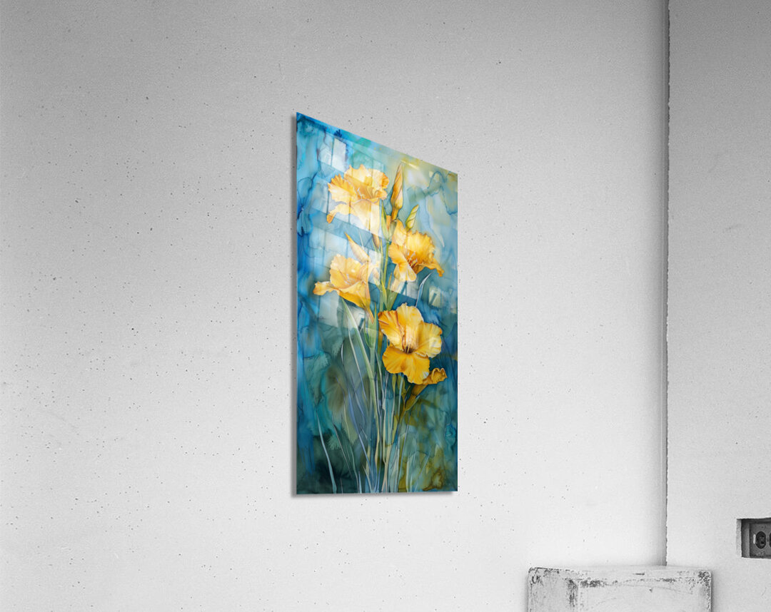 Yellow flowers 3 Acrylic Print