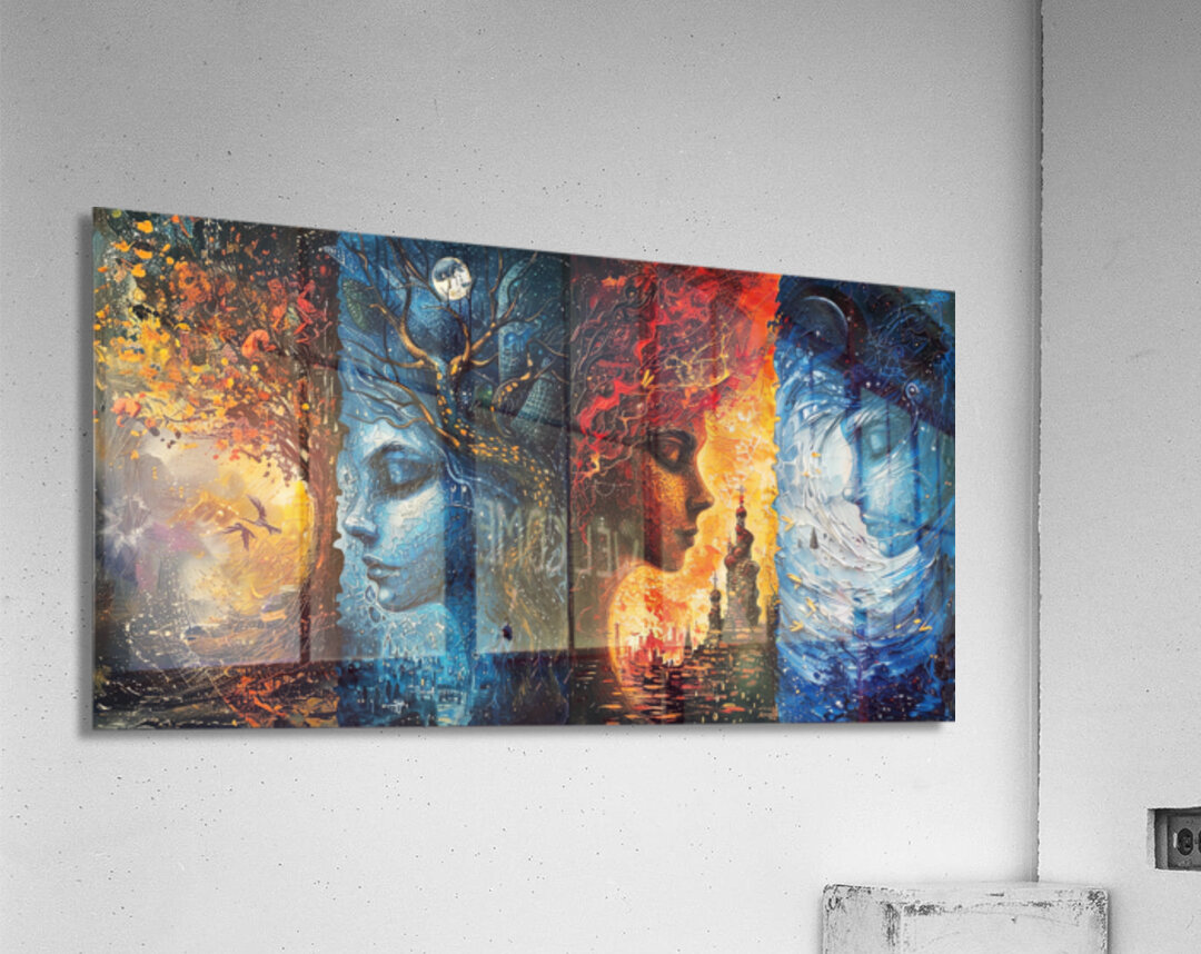 Fire &  Ice Acrylic Print