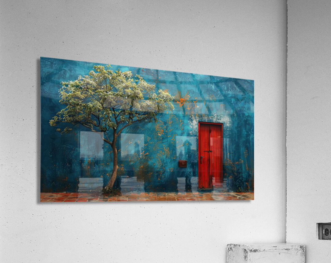 Red Door Acrylic Print