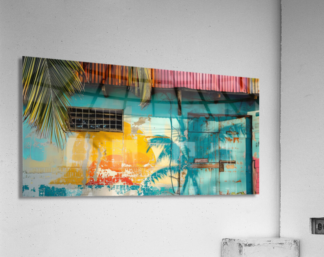 caribbean style art Acrylic Print