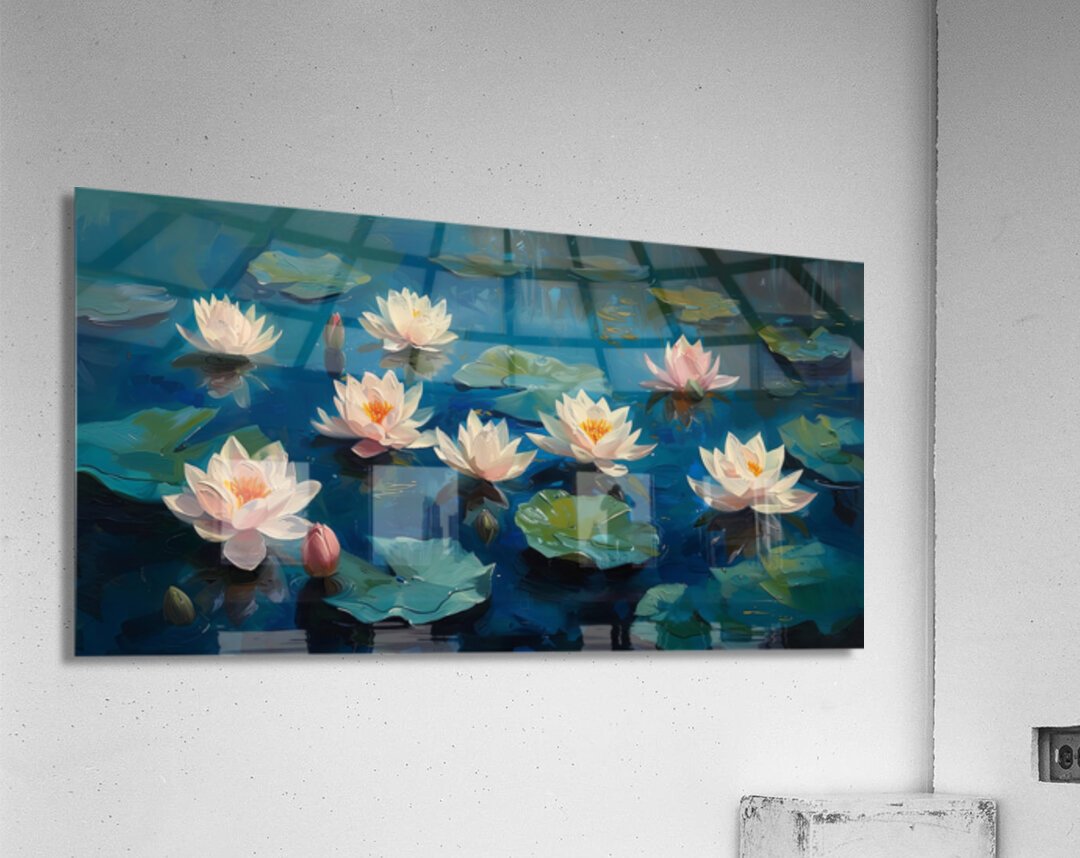 flower water Acrylic Print