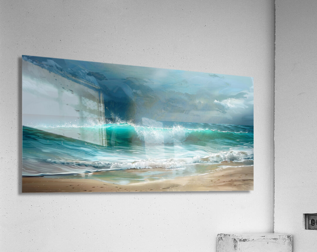 sea ​​of ​​waves Acrylic Print