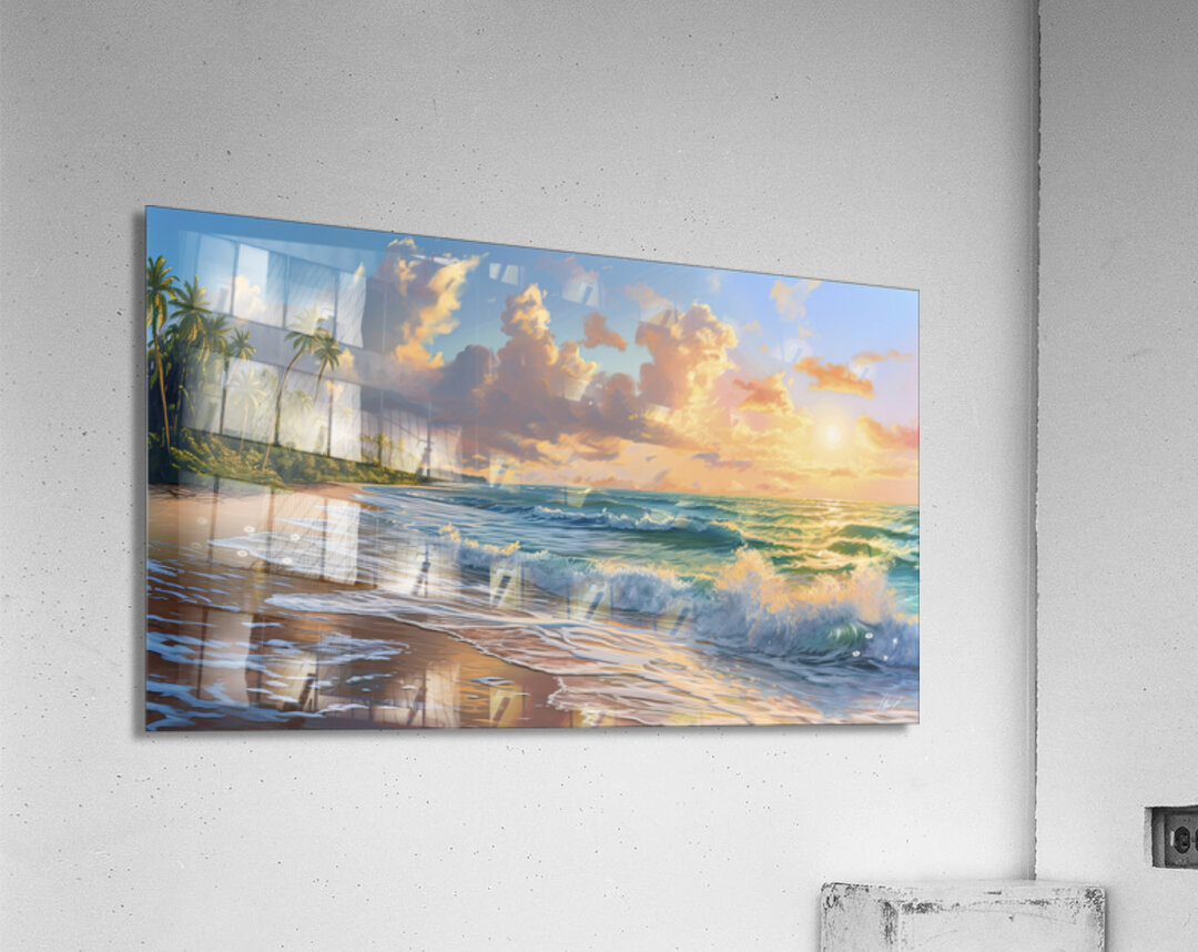 sunset in paradise Acrylic Print