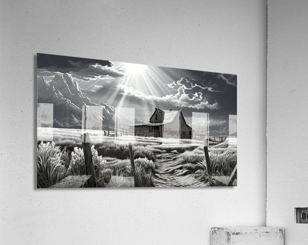 western cabin Acrylic Print