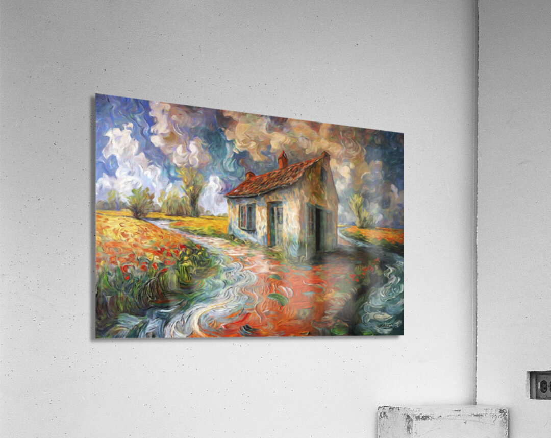 old house paint colors Acrylic Print