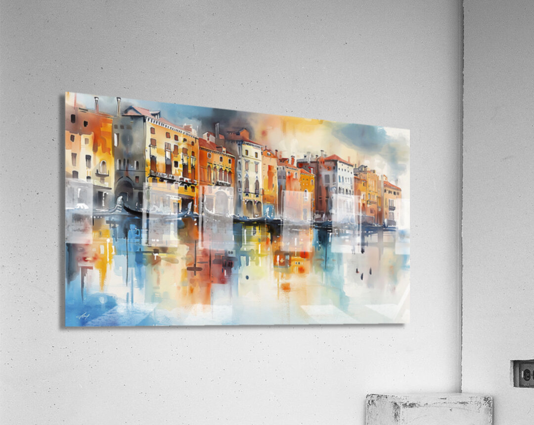 gondolas of venice Acrylic Print