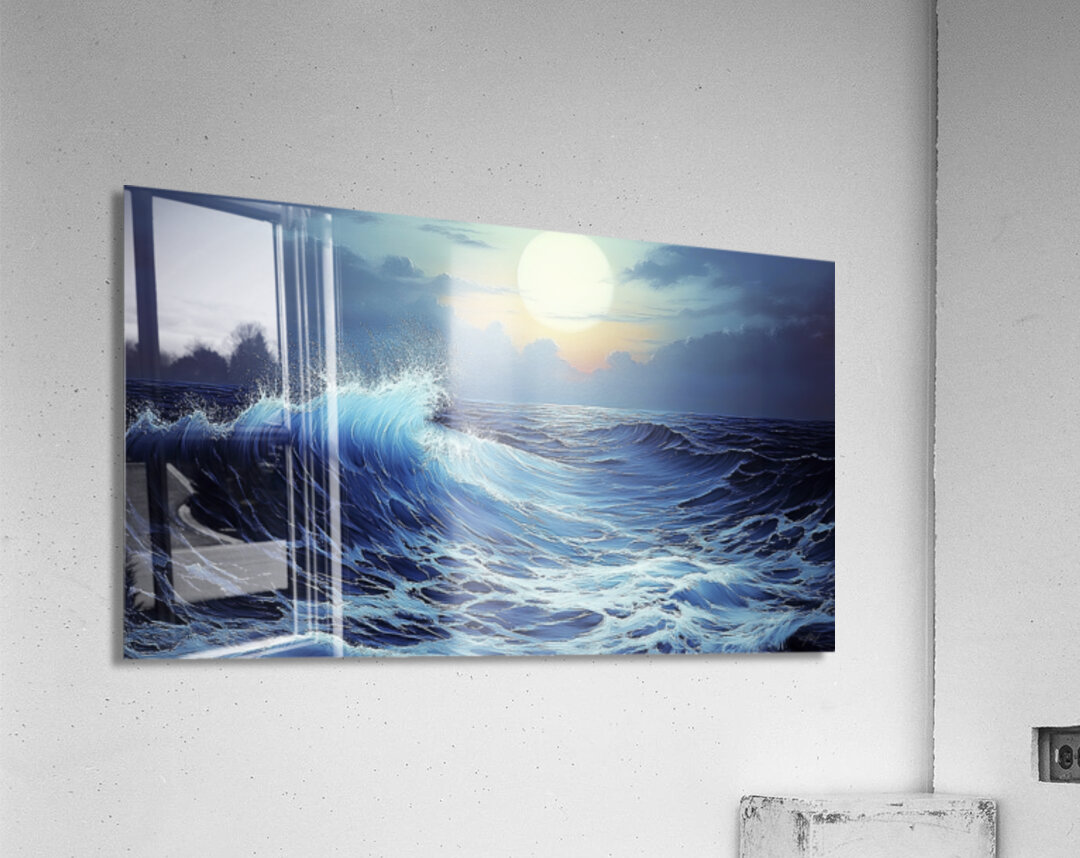 WAVE IN THE OCEAN Acrylic Print