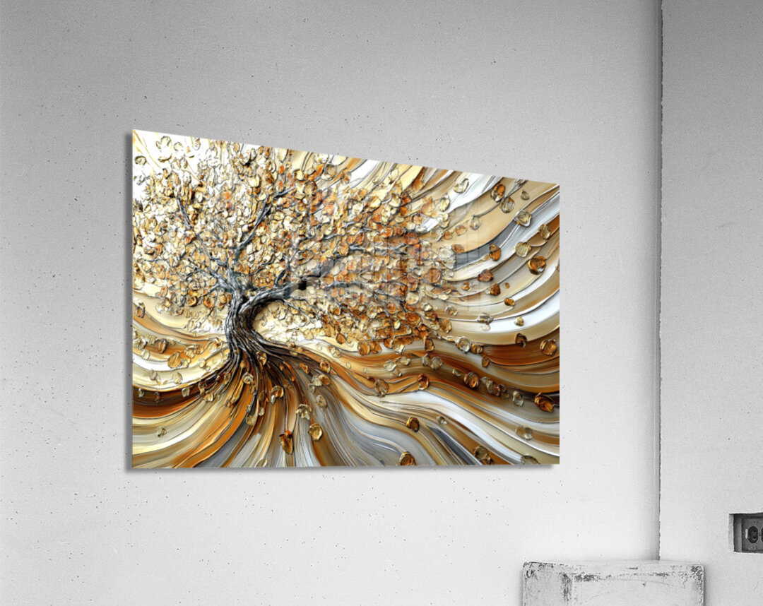 GB SPATULA ART TREE Acrylic Print