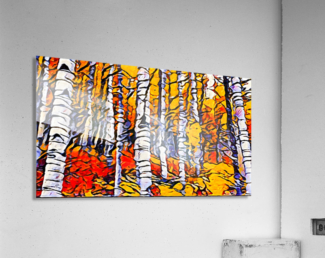 Orange Fall Acrylic Print