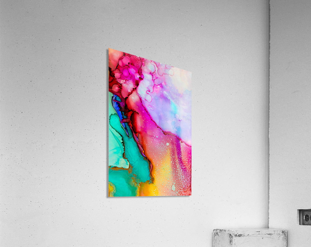 Colors Spill Acrylic Print
