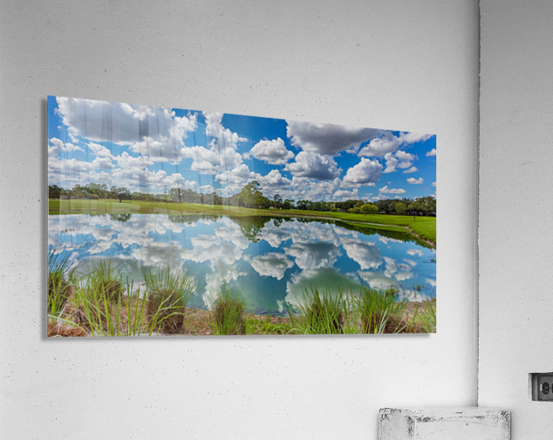 CLOUDS REFLECTION Acrylic Print