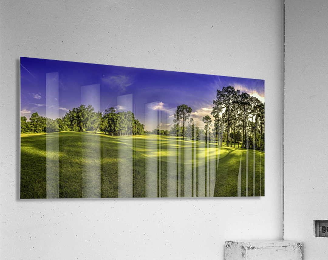FLORIDA GOLF COURT Acrylic Print