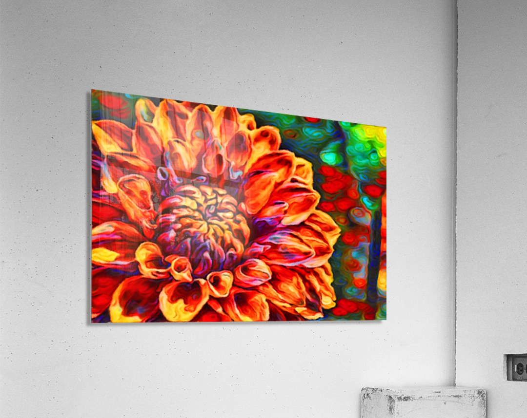 Flower Colors Acrylic Print