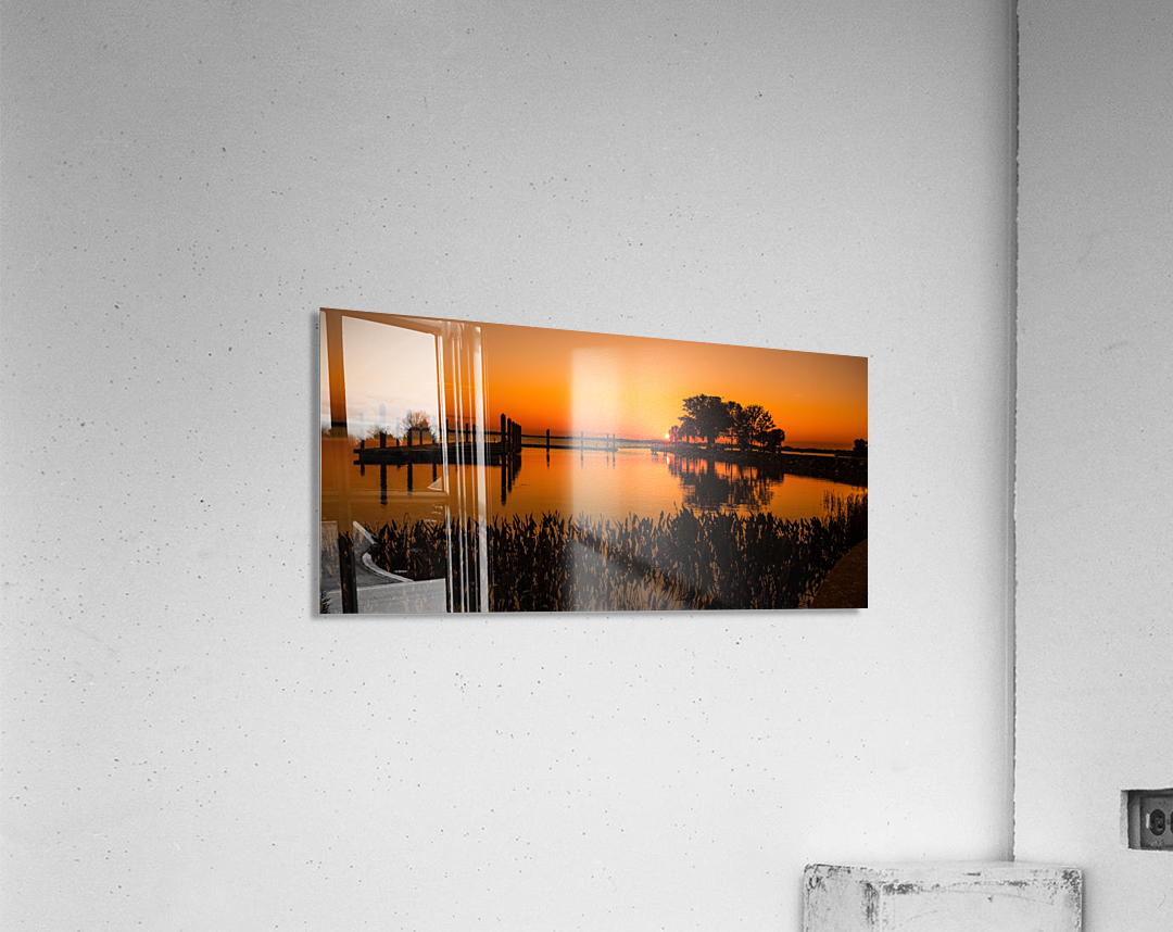 RED SUNSET Acrylic Print