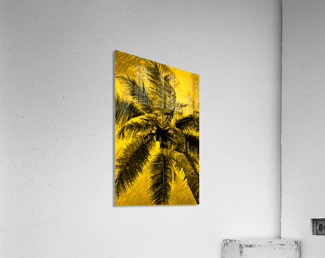 Palm Gold Acrylic Print