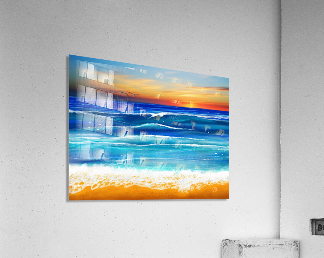 Sunset at 7pm Acrylic Print