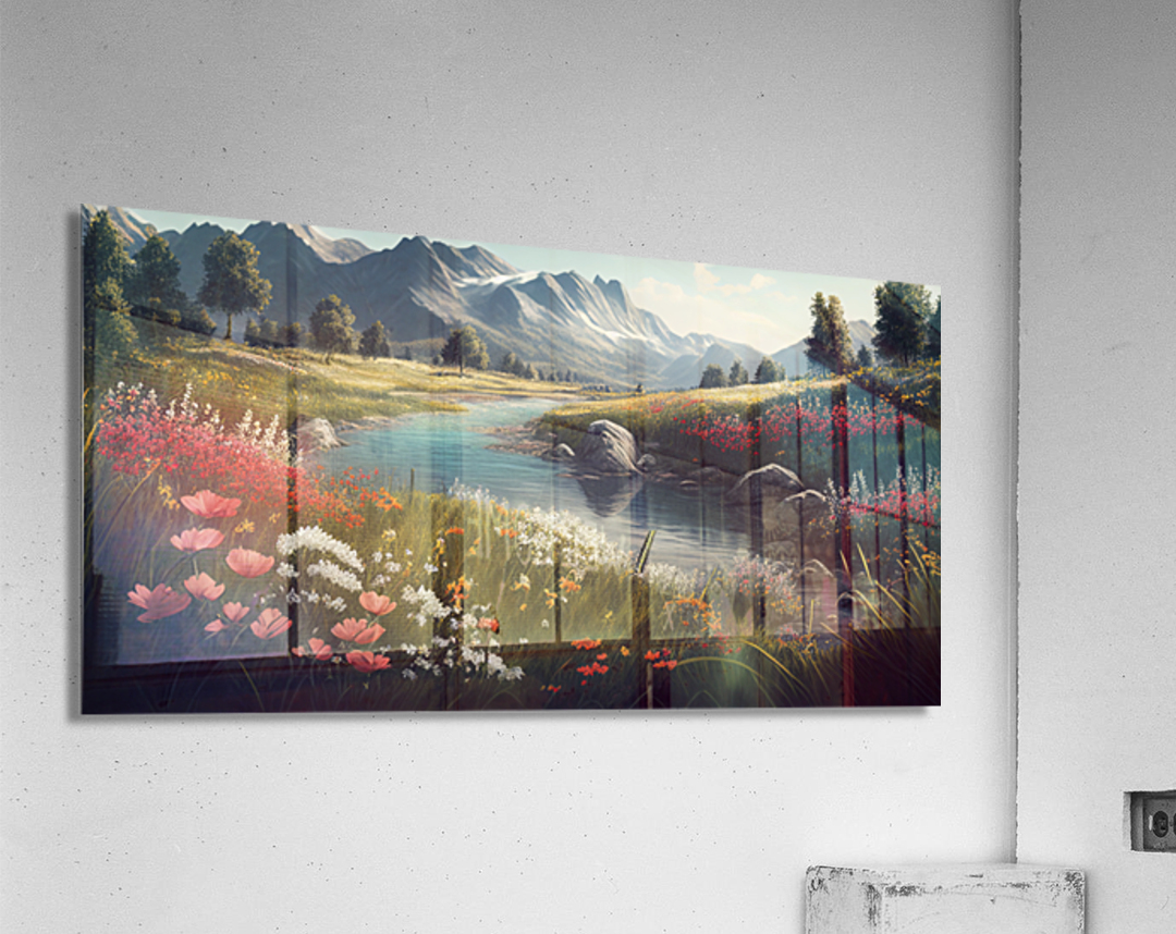 spring in the mountains Acrylic Print