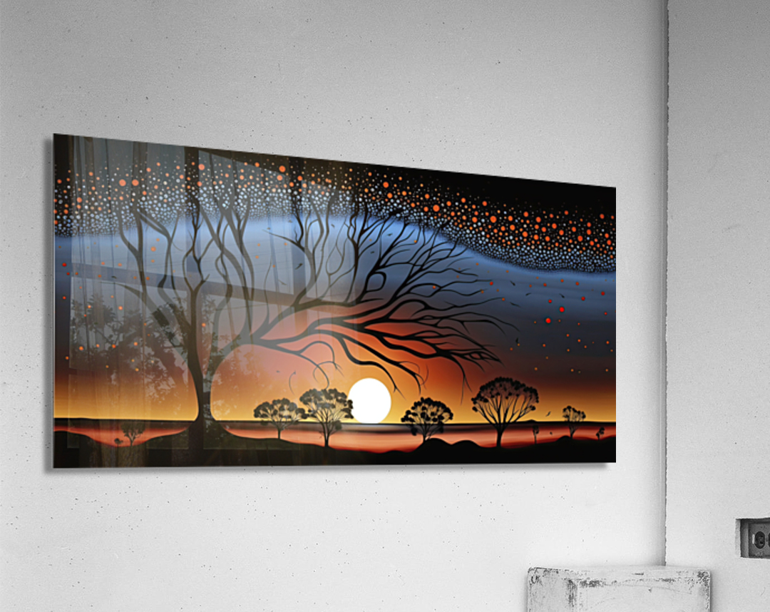 a morning of stars Acrylic Print