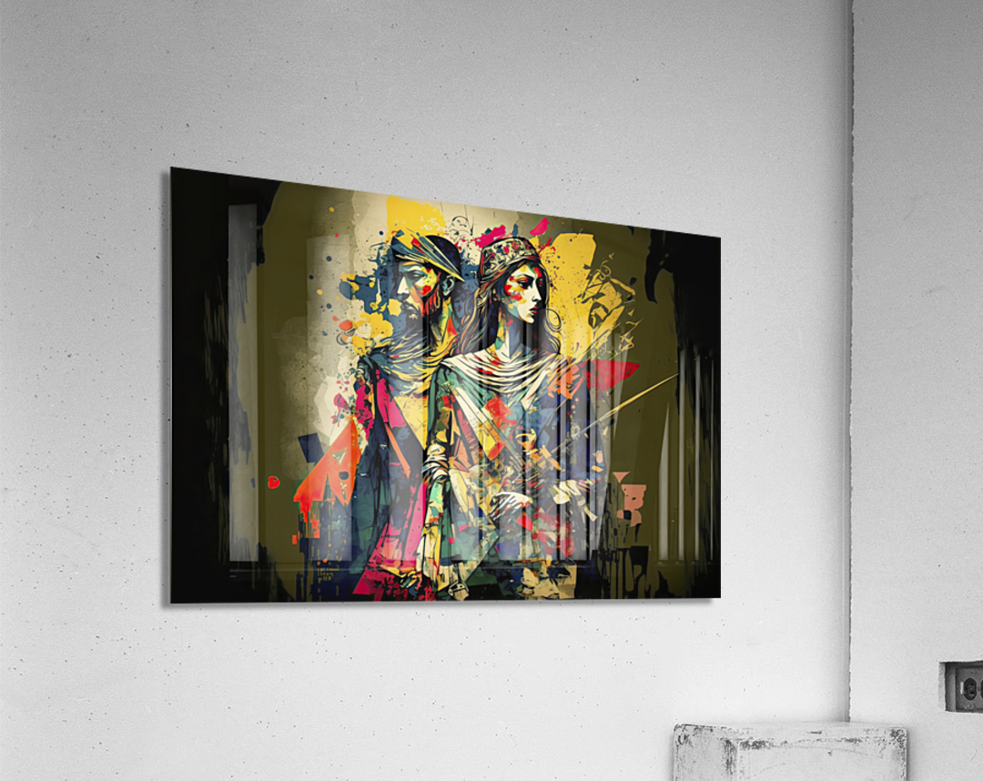 conqueror painting Acrylic Print