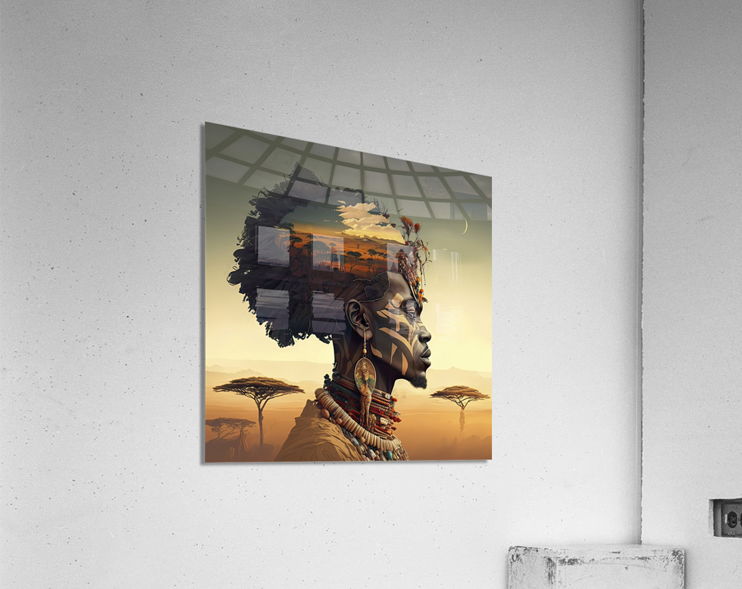 land of africa Acrylic Print