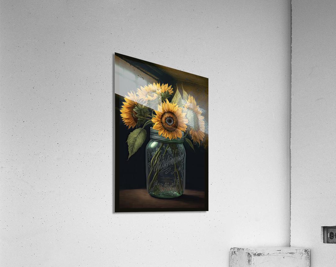 sun sunflowers Acrylic Print