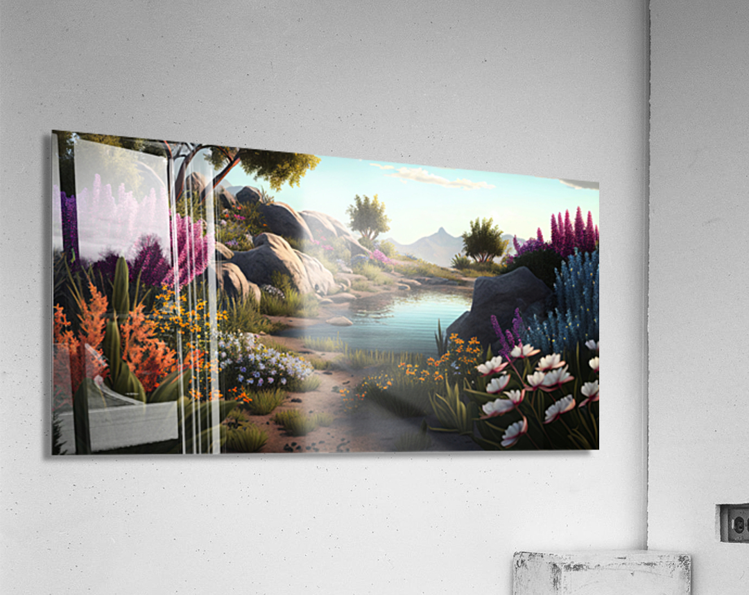 summer landscape Acrylic Print