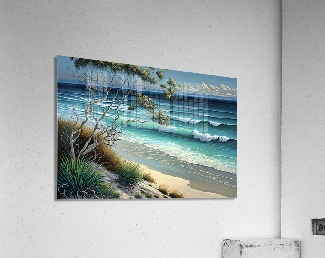 memory beach Acrylic Print