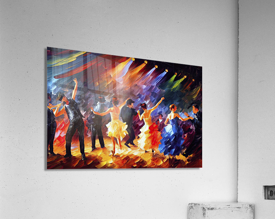  cabaret dancing Acrylic Print