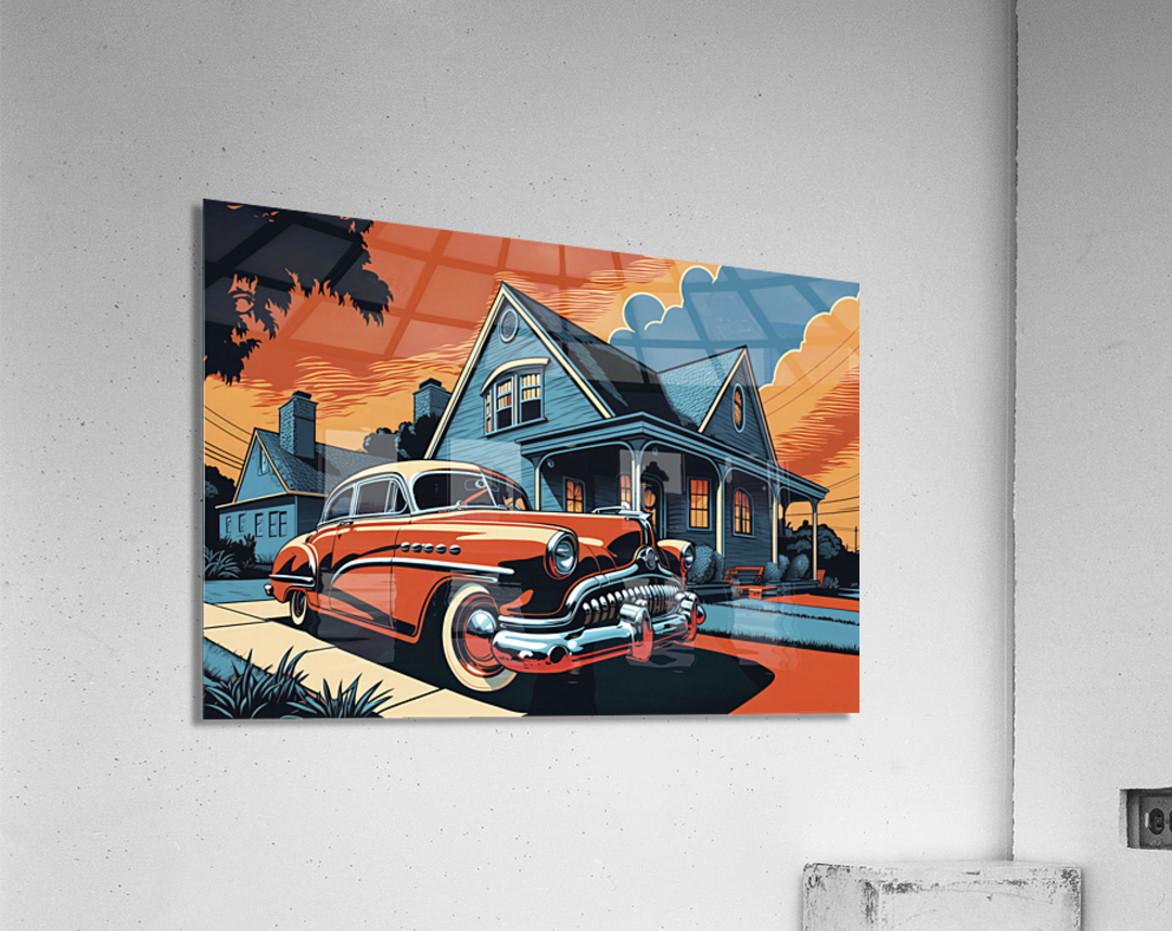 Old house oldsmobile Acrylic Print
