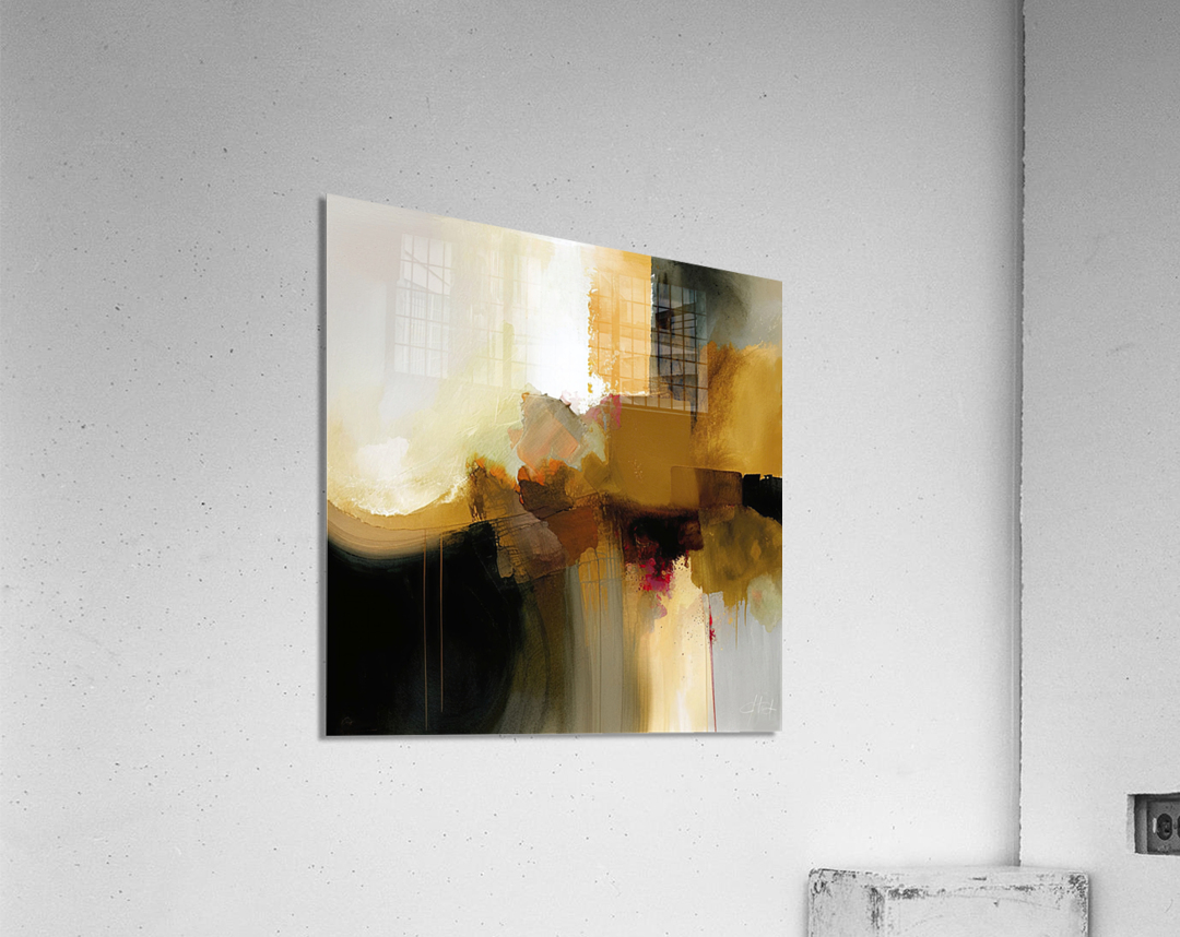 pastel color brush strokes I Acrylic Print