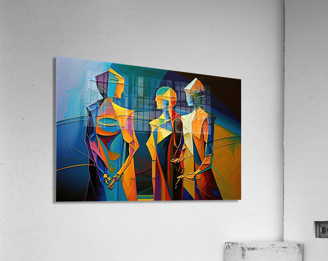 a conversation Acrylic Print