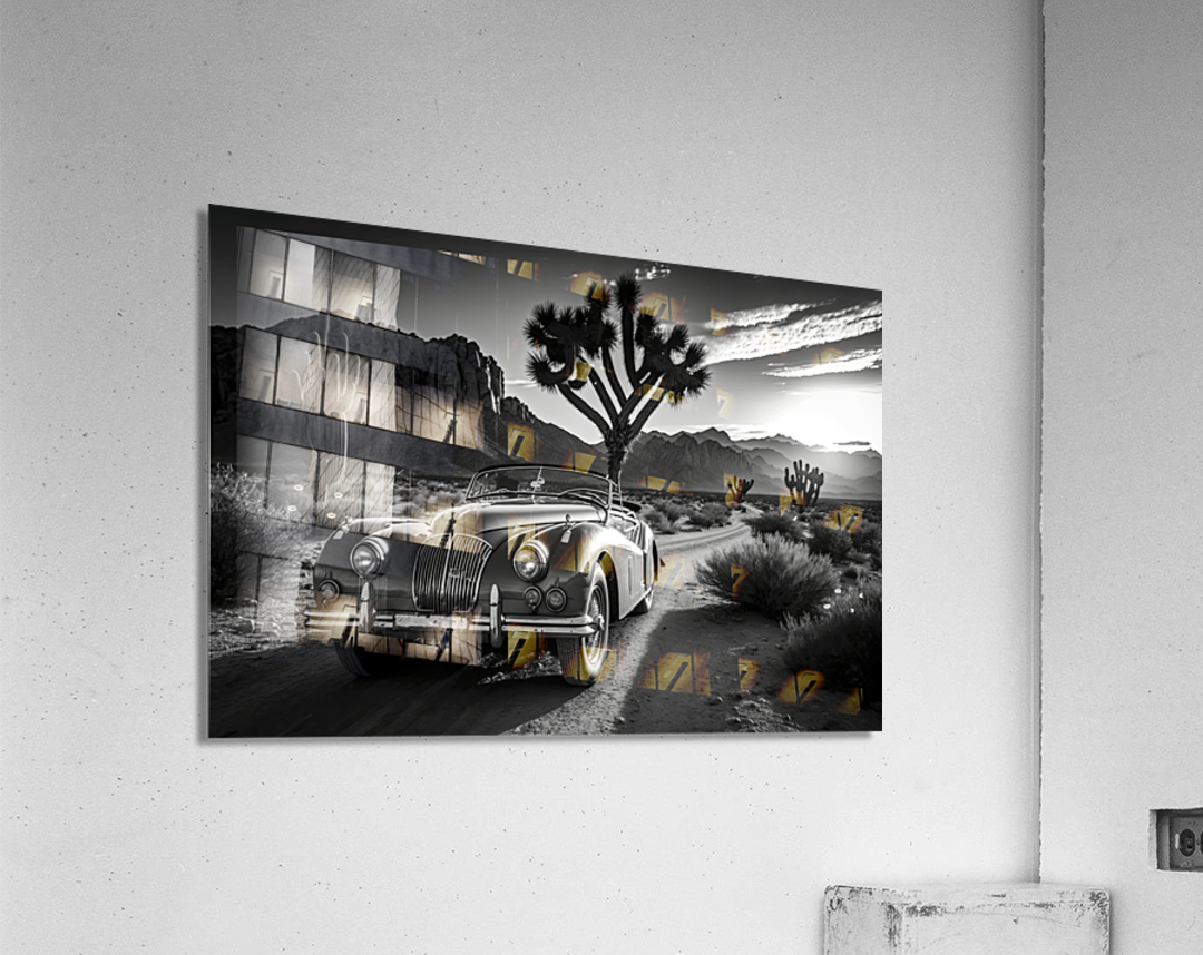 old vintage car Acrylic Print