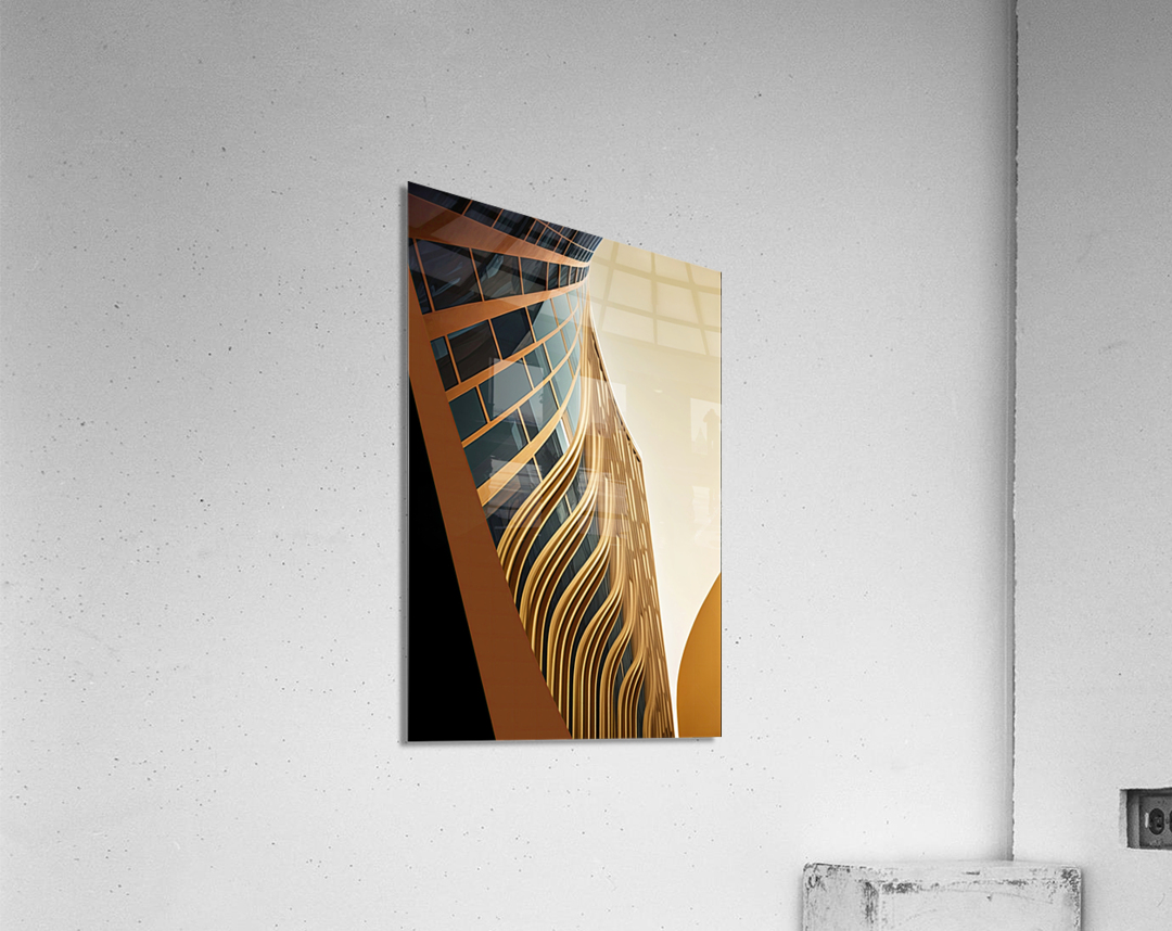 architecture of the 70 s Acrylic Print