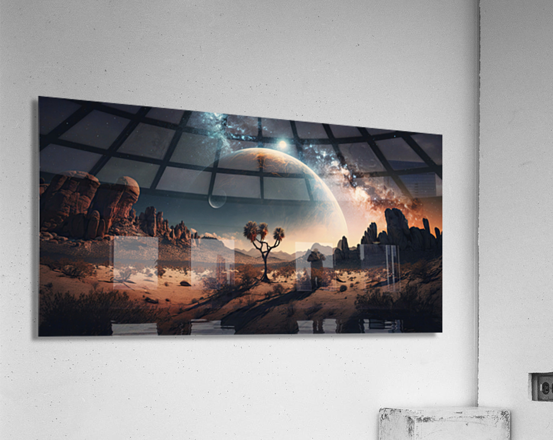 planet x2 earth Acrylic Print