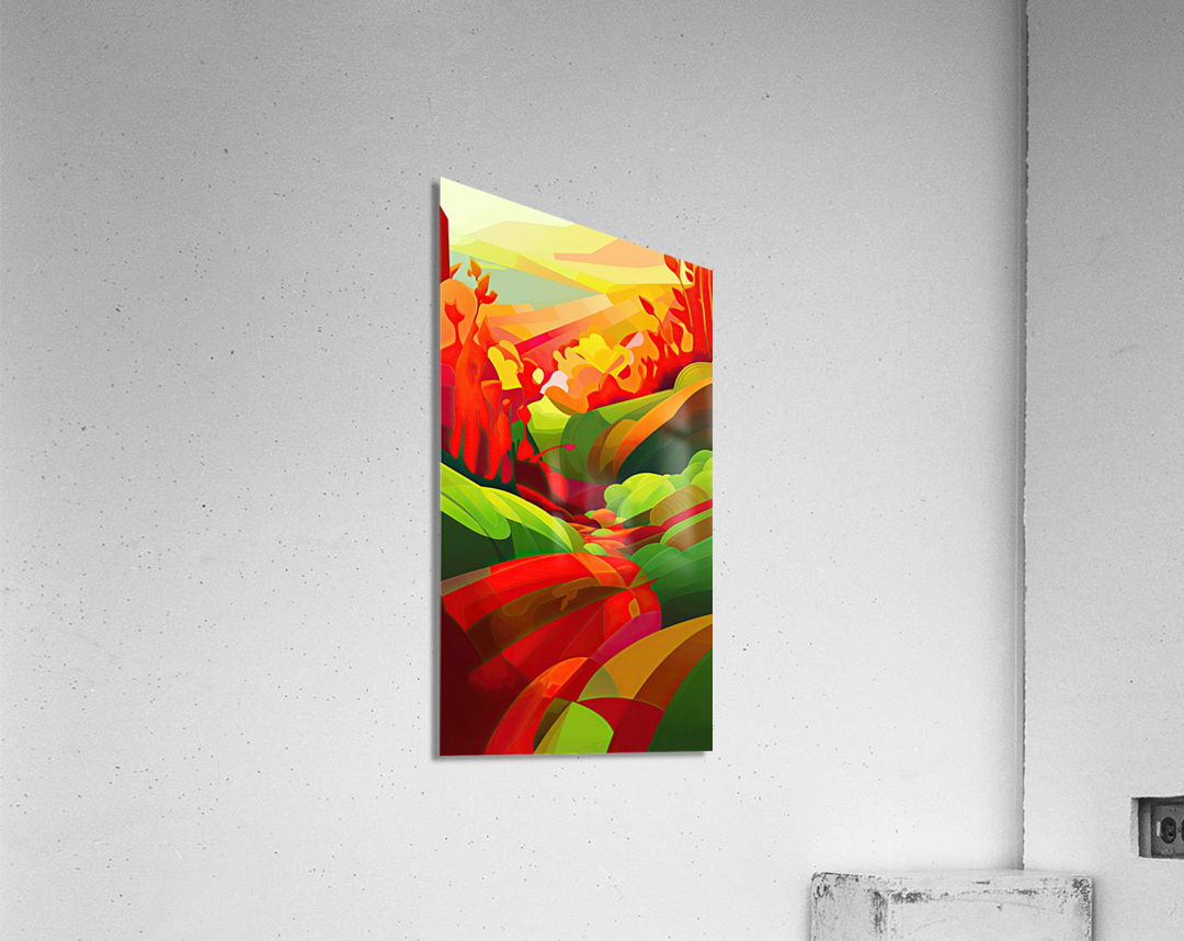 path of colors II Acrylic Print