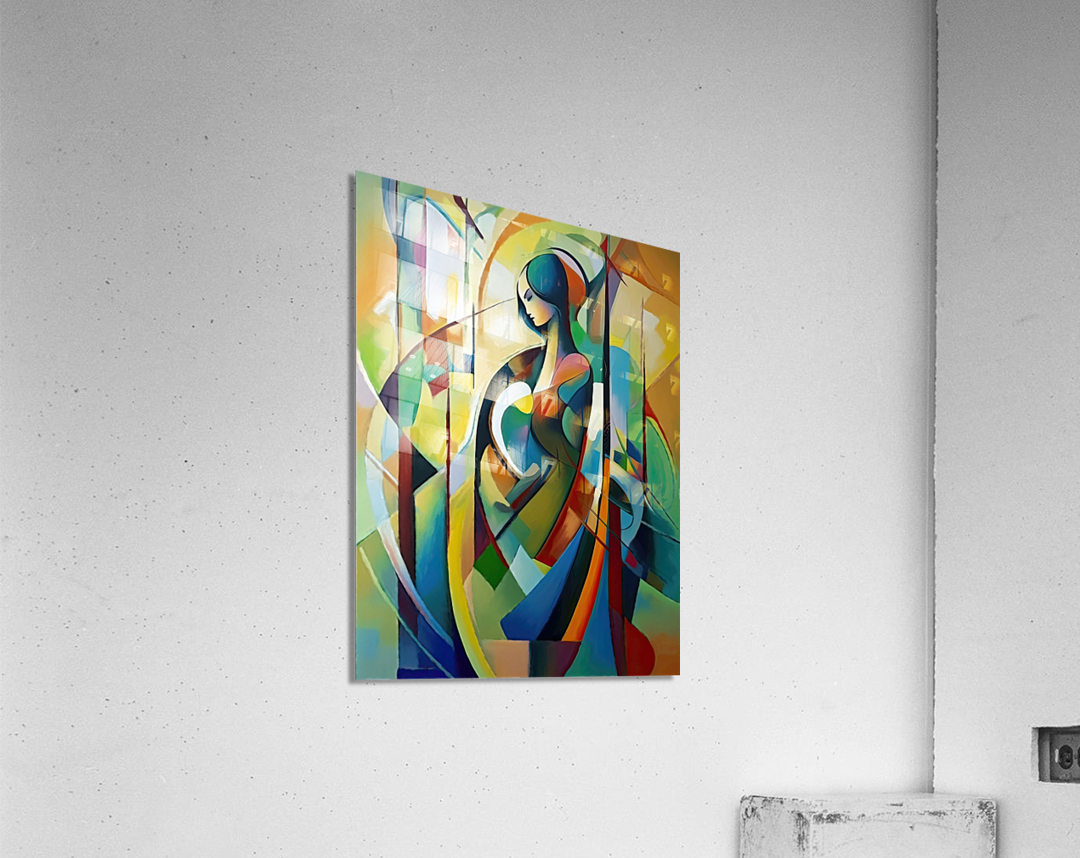 pregnant mother Acrylic Print